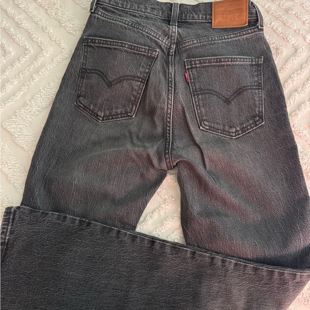 Levi's Gray Flare & Wide Leg Jeans